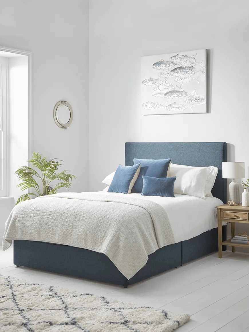 Lina Storage Bed Base - Navy