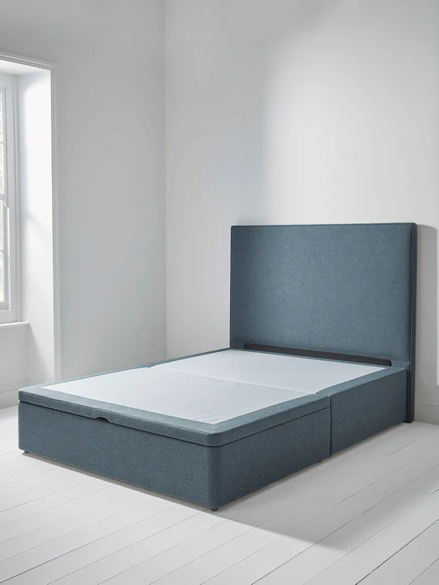 Lina Storage Bed Base - Navy