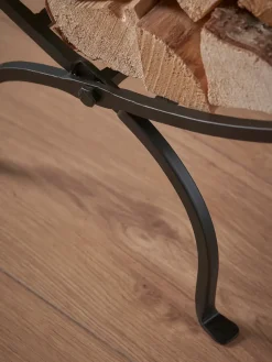 Linear Log Holder - Black