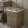 Lined Rattan Laundry Basket - Square