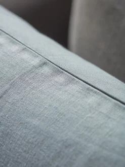 Linen Rectangle Cushion Cover - Dusky Blue