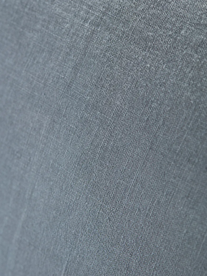 Linen Rectangle Cushion Cover - Dusky Blue