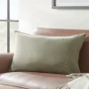 Linen Rectangle Cushion Cover - Olive