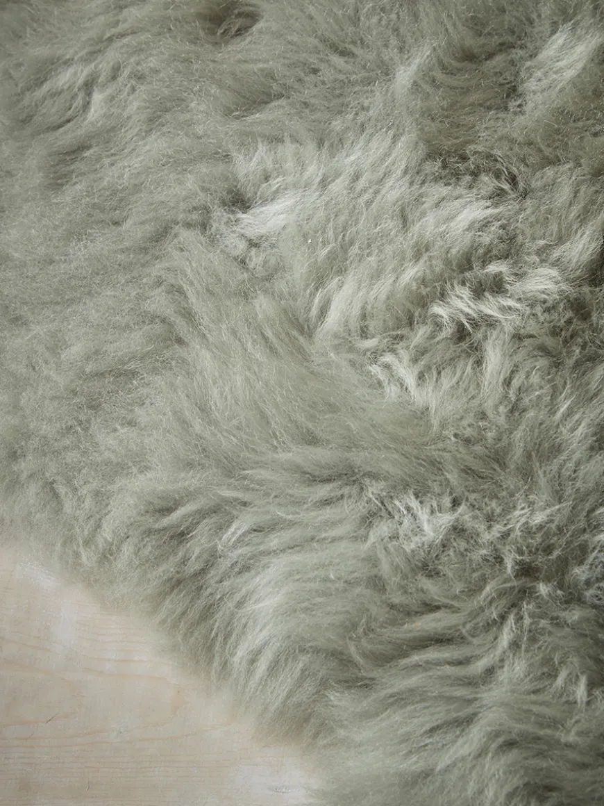 Lira Sheepskin Rug - Dusky Eucalyptus