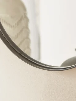 Lozenge Shaped Wall Mirror - Black