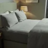 Luxury Linen King Fitted Sheet - Dove Grey