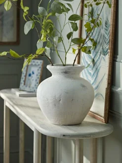 Mae Aged Stone Effect Vase