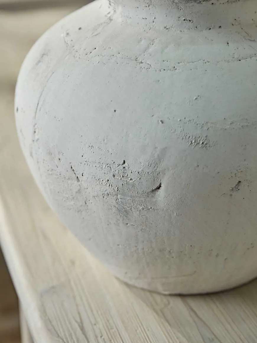 Mae Aged Stone Effect Vase