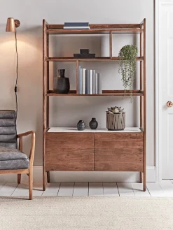 Marble Topped Shelf Unit