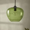 Mia Pendant - Green Glass