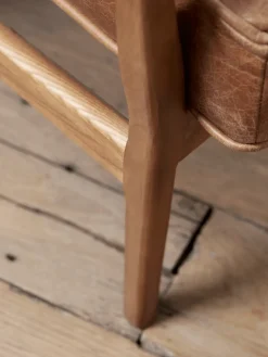 Mid Century Armchair - Leather
