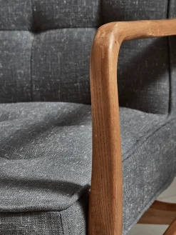 Mid Century Armchair - Linen