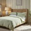 Muslin Double Duvet Cover Set - Eucalyptus
