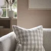 Natural Gingham Cushion