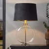 Navy & Brass Table Lamp