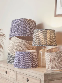 Navy Tapered Chevron Shade
