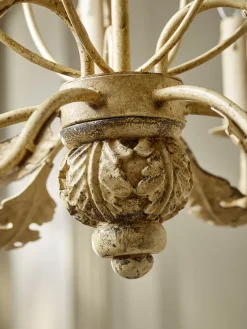 Nine Arm Leaf Chandelier