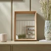 Oak Deep Framed Mirror - Square