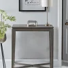 Oak Parquet Style Console Table