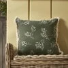 Olive Print Cushion - Olive