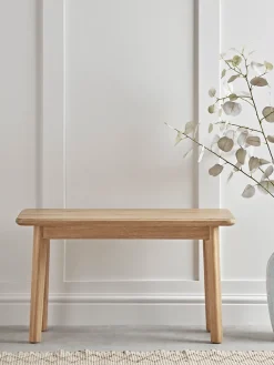 Oslo Oak Petite Bench