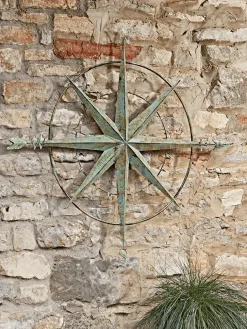 Outdoor Distressed Compass