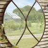 Outdoor Geometric Wall Mirror