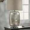 Oversized Mercuried Glass Table Lamp