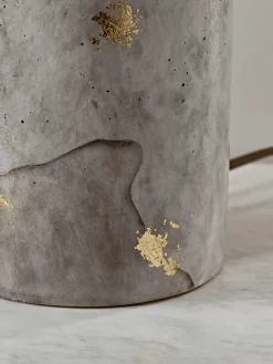Painted Marble & Gold Table Lamp