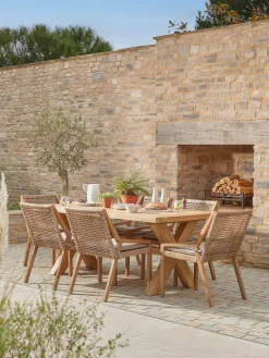 Positano Cross Legged Dining Table