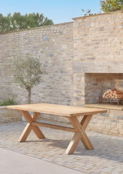 Positano Cross Legged Dining Table