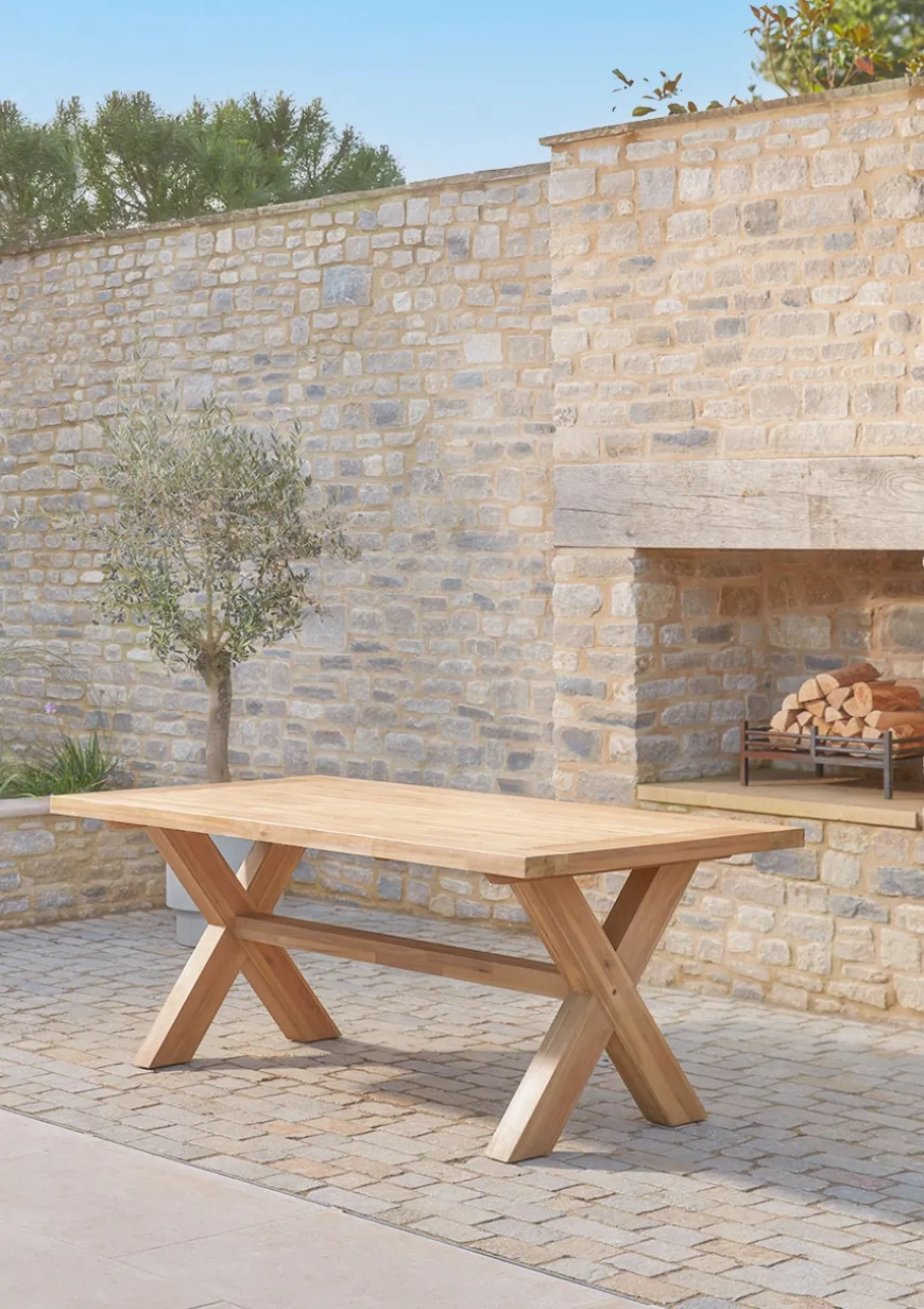 Positano Cross Legged Dining Table