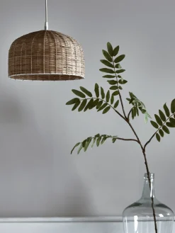 Rattan Dome Pendant
