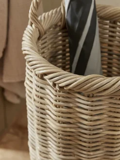 Rattan Umbrella Basket - Round