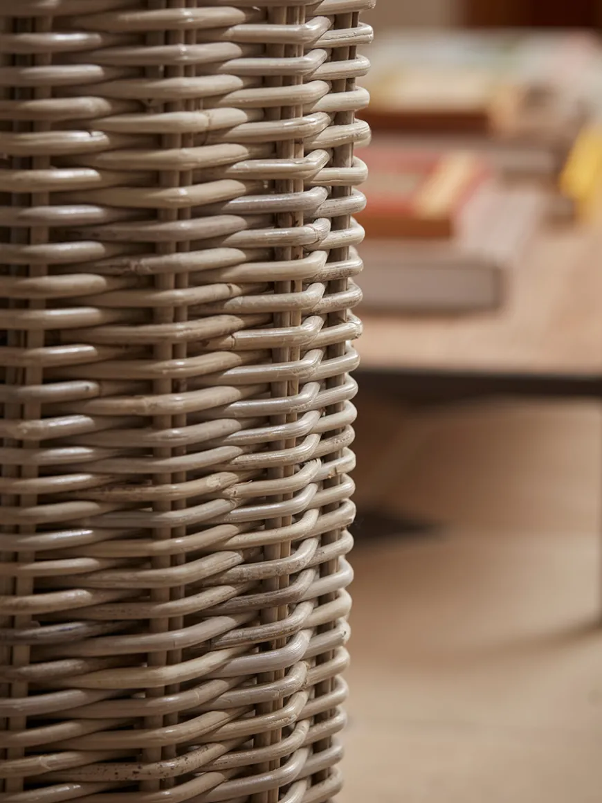 Rattan Umbrella Basket - Round