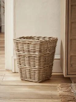 Rattan Waste Paper Basket - Square