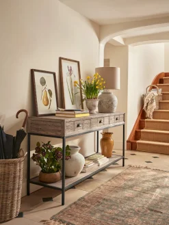 Reclaimed Oak Console Table