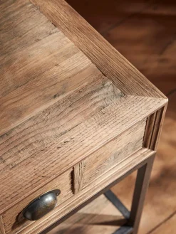 Reclaimed Oak Side Table