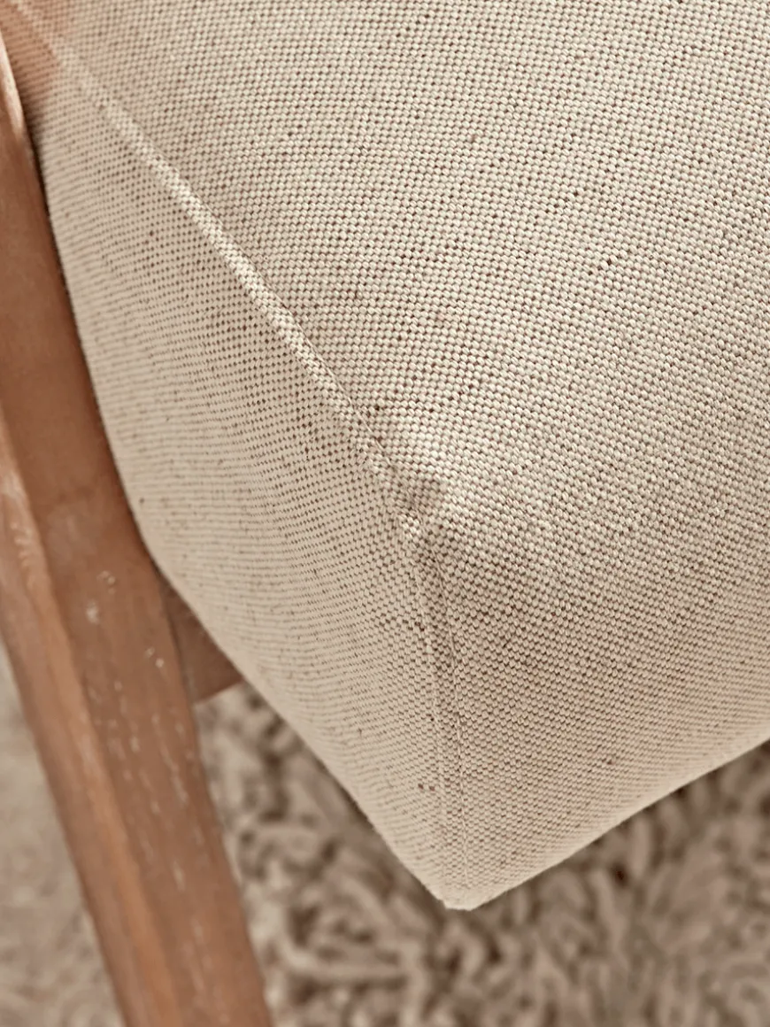 Relaxed Lounge Chair - Natural Linen