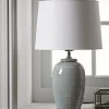 Ribbed Crackle Glaze Table Lamp