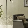 Ribbed Crescent Floor Lamp
