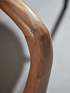 Ribbed Leather Armchair - Tan