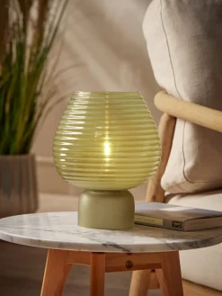 Ribbed Round LED Lamp - Neutral