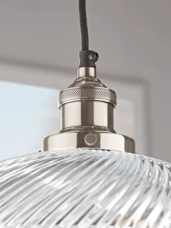 Ribbed Spiral Pendant