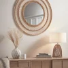 Round Chevron Mirror