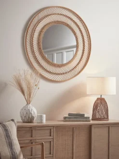Round Chevron Mirror