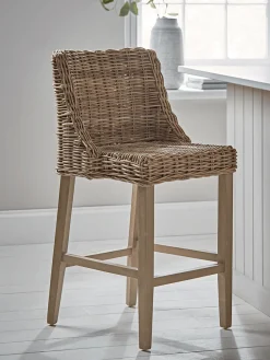 Round Rattan Counter Stool