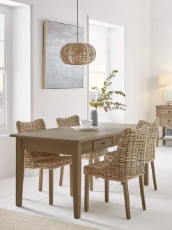 Round Rattan Dining Chair