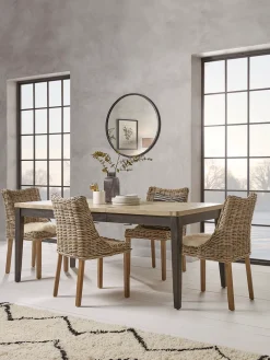 Round Rattan Dining Chair