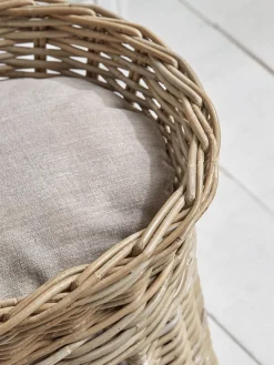 Round Rattan Pet Bunk Bed